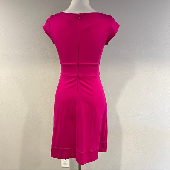 Cache vintage Elegant Pink Sleeveless stretchy fitted Dress size 2