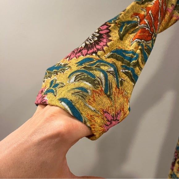 Natural Life long sleeve floral sweater dress