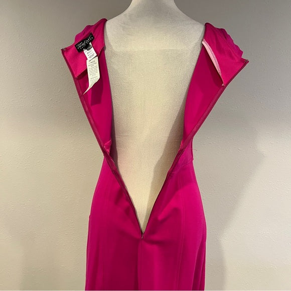 Cache vintage Elegant Pink Sleeveless stretchy fitted Dress size 2