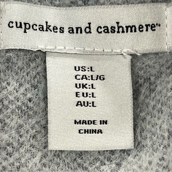 Cupcakes and cashmere button down geometric print cardigan