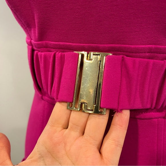 Cache vintage Elegant Pink Sleeveless stretchy fitted Dress size 2