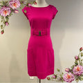 Cache vintage Elegant Pink Sleeveless stretchy fitted Dress size 2