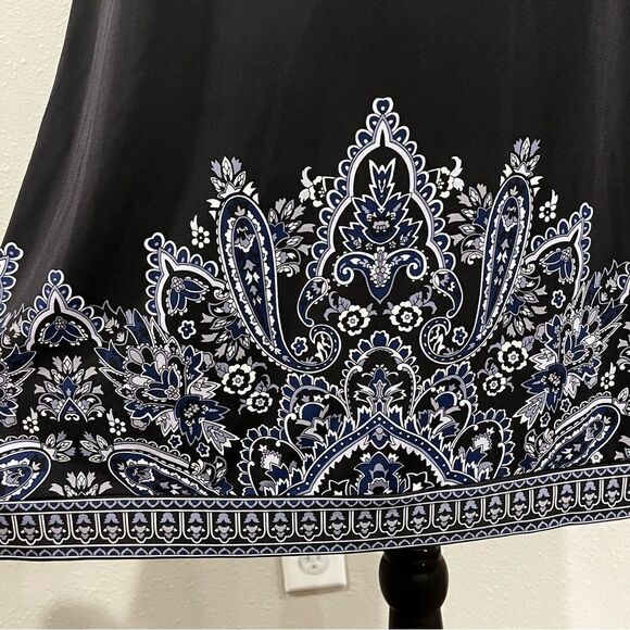 WHBM rhinestones embellished long sleeve midi dress